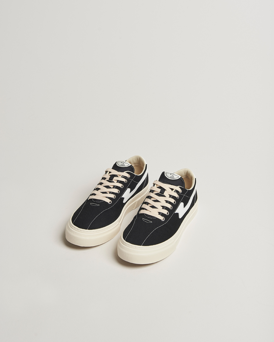 Mies | Tennarit | Stepney Workers Club | Dellow S-Strike Cupsole Canvas Sneaker Black/White