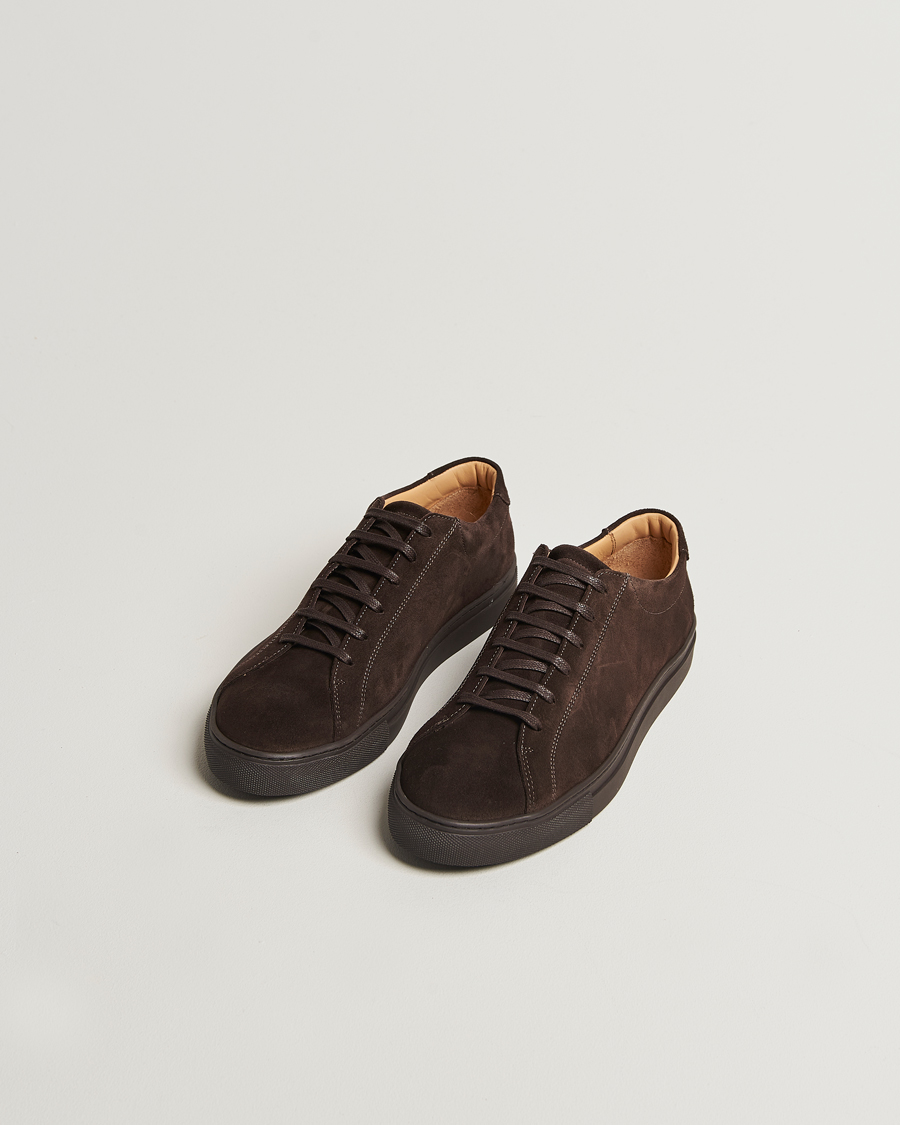 Mies | Tennarit | Myrqvist | Oaxen Monochrome II Sneaker Dark Brown Suede