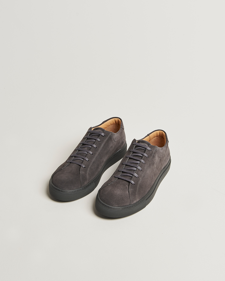Mies | Tennarit | Myrqvist | Oaxen Monochrome II Sneaker Dark Grey Suede