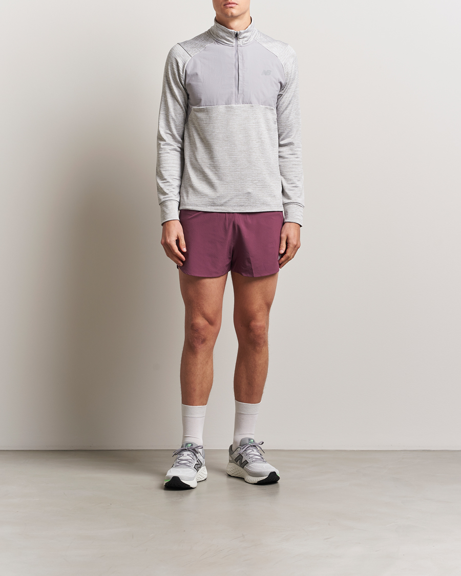 Mies | Shortsit | New Balance Running | Split Shorts Faded Plum