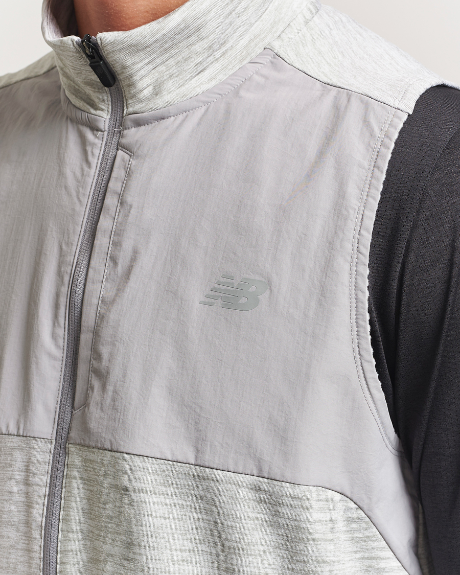 Mies | Puserot | New Balance Running | New Balance Heat Grid Vest Grey