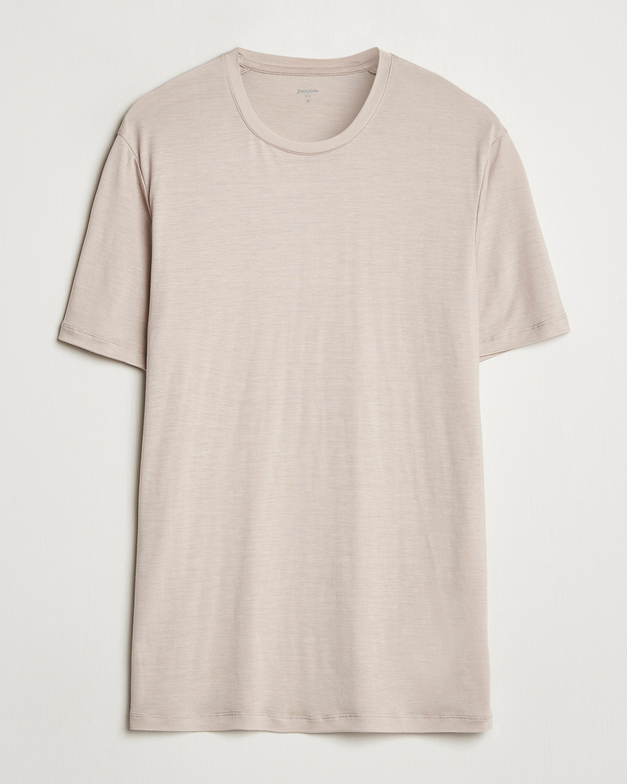 Mies | T-paidat | Houdini | Tree Tencel T-Shirt Sandstorm