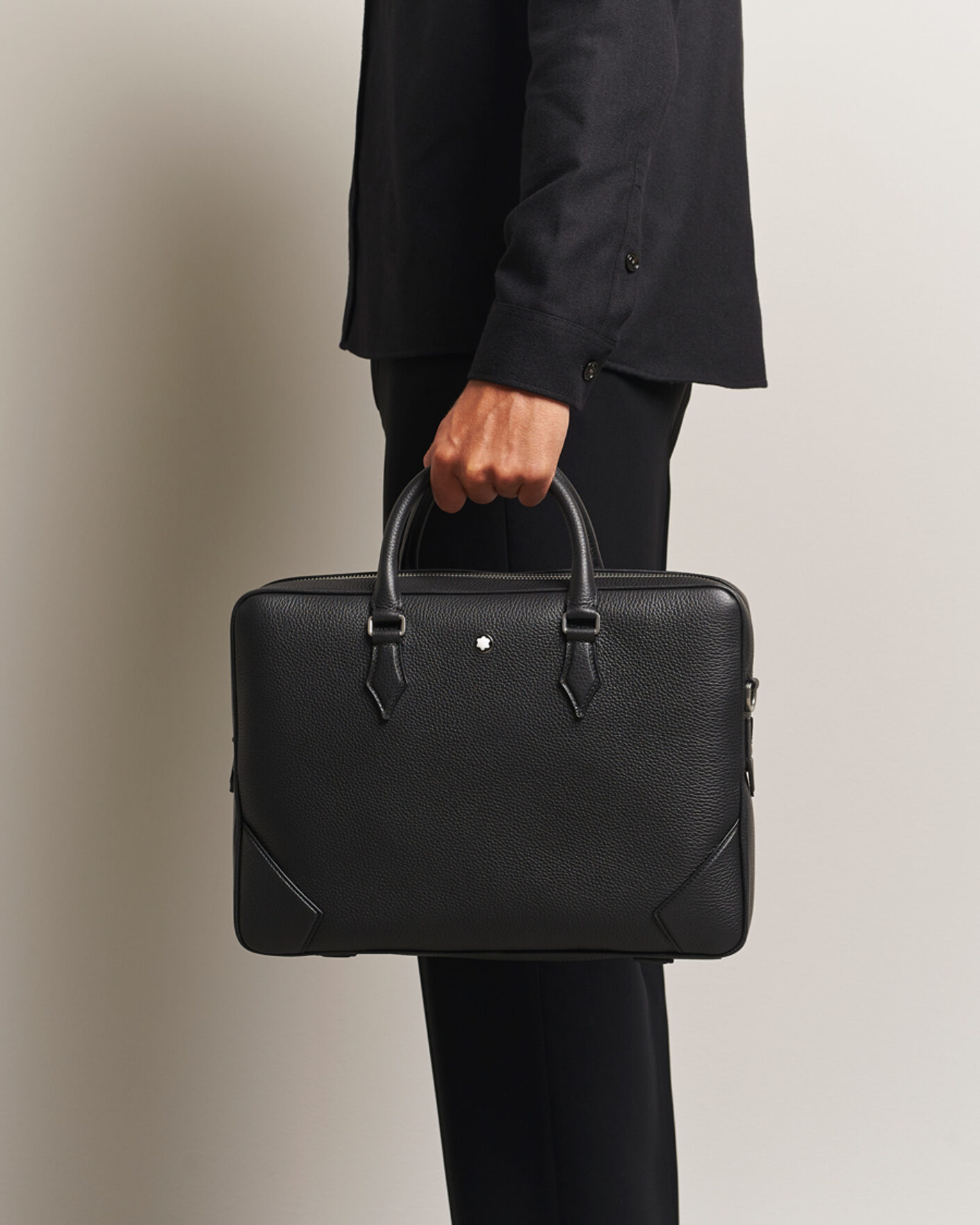 Mies | Montblanc Soft Grain Document Case Black | Montblanc | Soft Grain Document Case Black