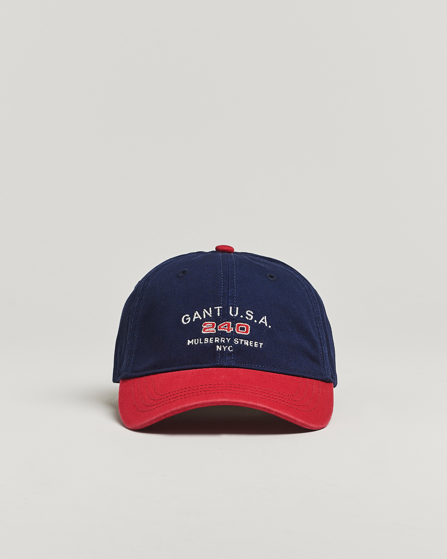 Mies | GANT 240 Mulberry Street USA 240 Cap Classic Blue | GANT 240 Mulberry Street | USA 240 Cap Classic Blue