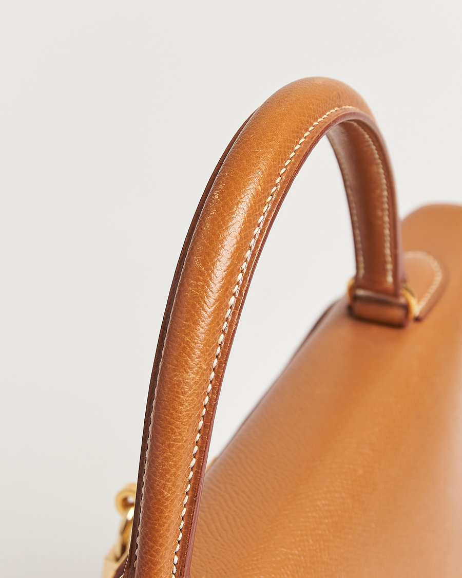 Mies | Hermès Pre-Owned Kelly 35 Courchevel Handbag Gold | Hermès Pre-Owned | Kelly 35 Courchevel Handbag Gold