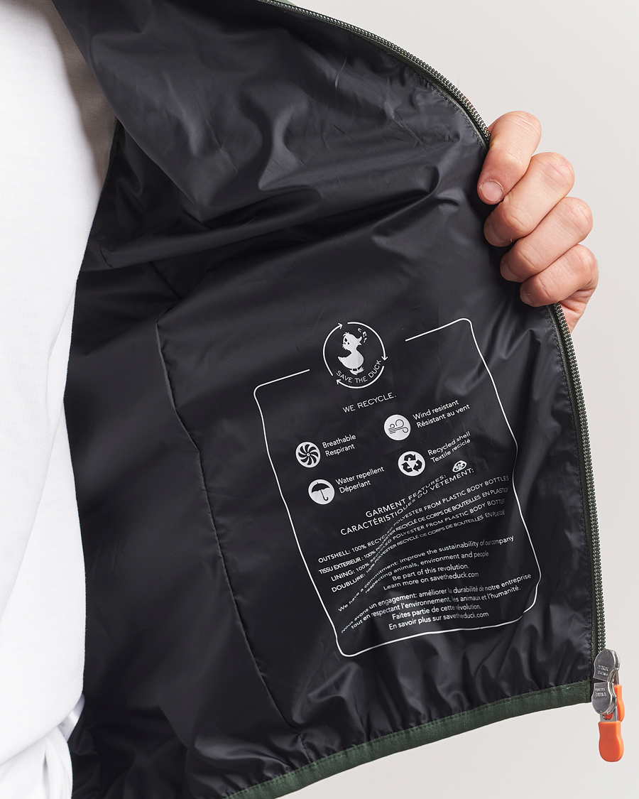 Mies | Takit | Save The Duck | Mars Wind/Water Resistant Vest Thyme Green