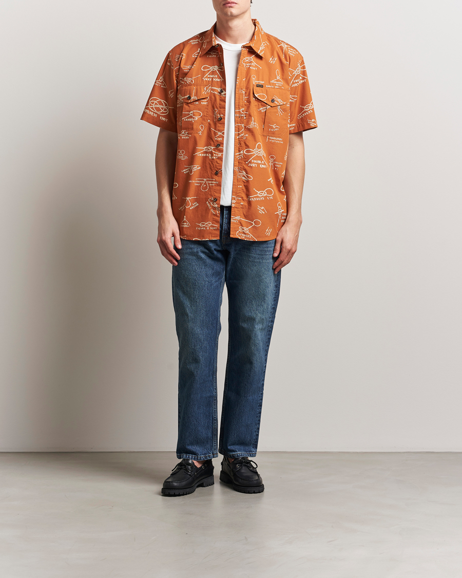 Mies | Kauluspaidat | Filson | Washed Short Sleeve Shirt Bourbon