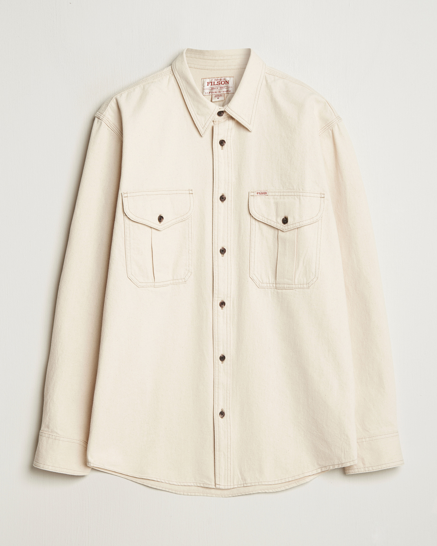 Mies | Kauluspaidat | Filson | Denim Guide Shirt Natural Seed