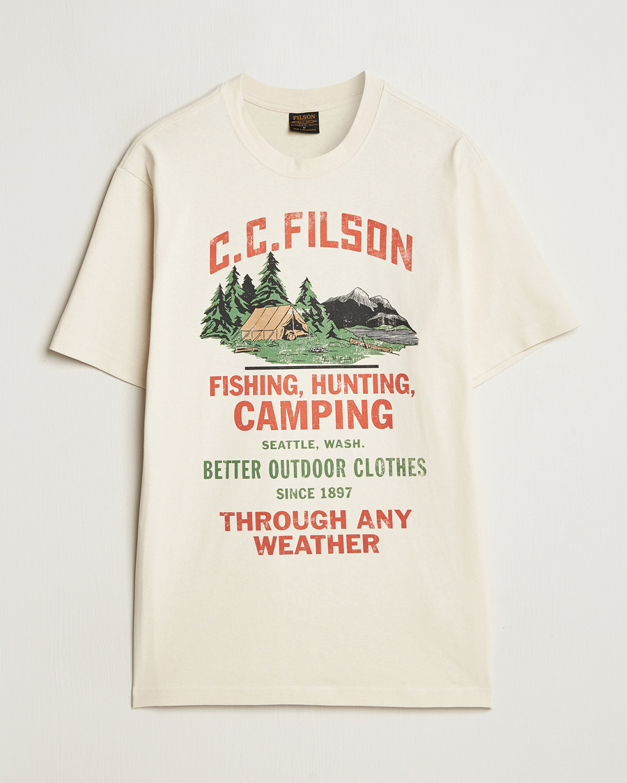 Mies | T-paidat | Filson | Frontier Graphic T-Shirt Birch