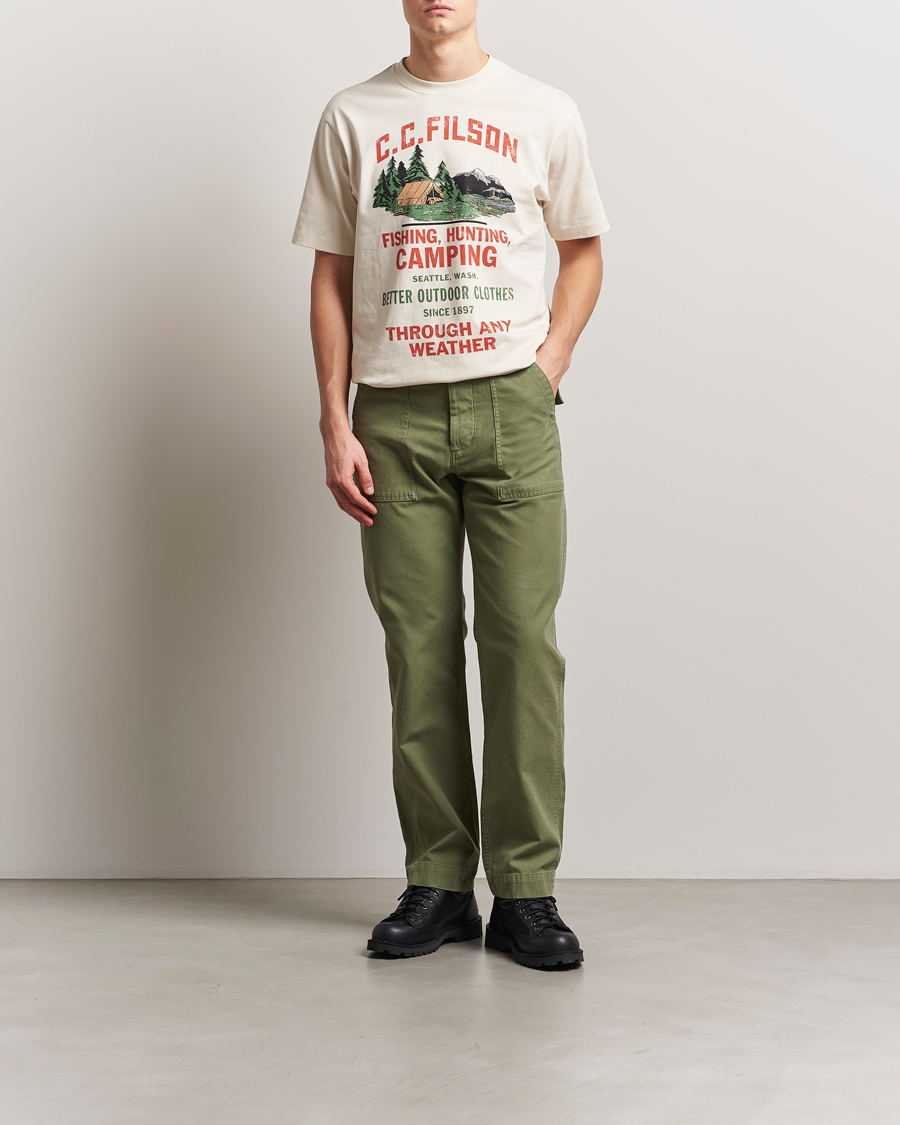 Mies | Housut | Filson | Field Supply Pants Washed Green