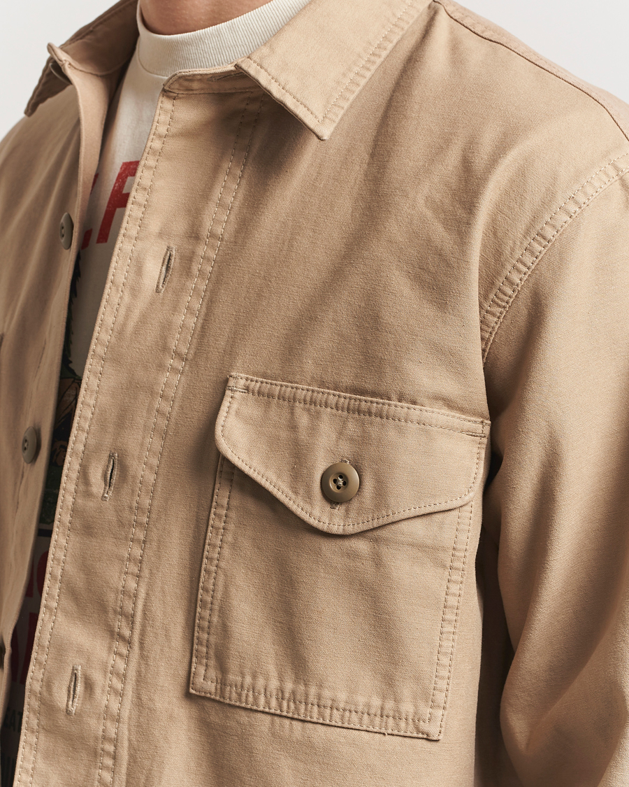 Mies | Kauluspaidat | Filson | Reverse Sateen Jac-Shirt Gray Khaki