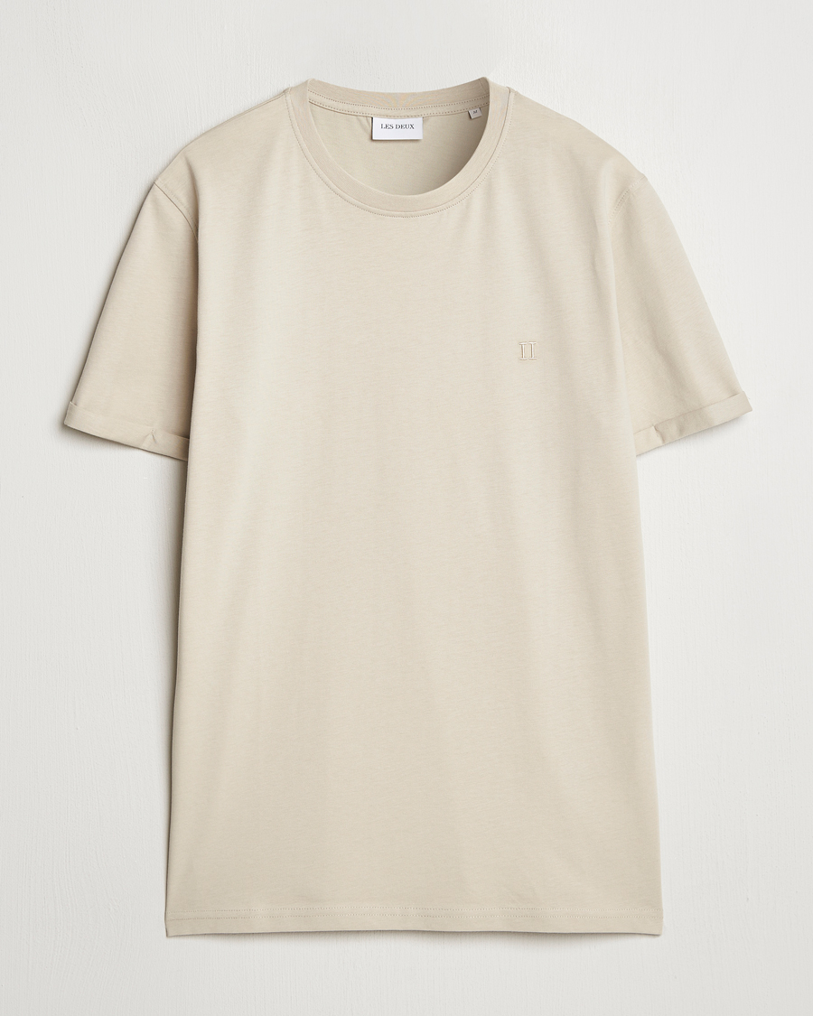Mies | T-paidat | LES DEUX | Nørregaard Tonal T-Shirt Light Sand