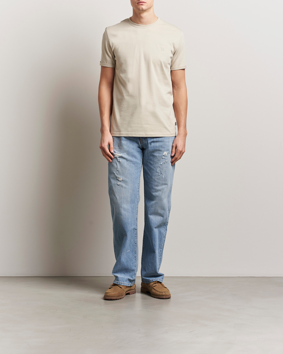 Mies | T-paidat | LES DEUX | Nørregaard Tonal T-Shirt Light Sand
