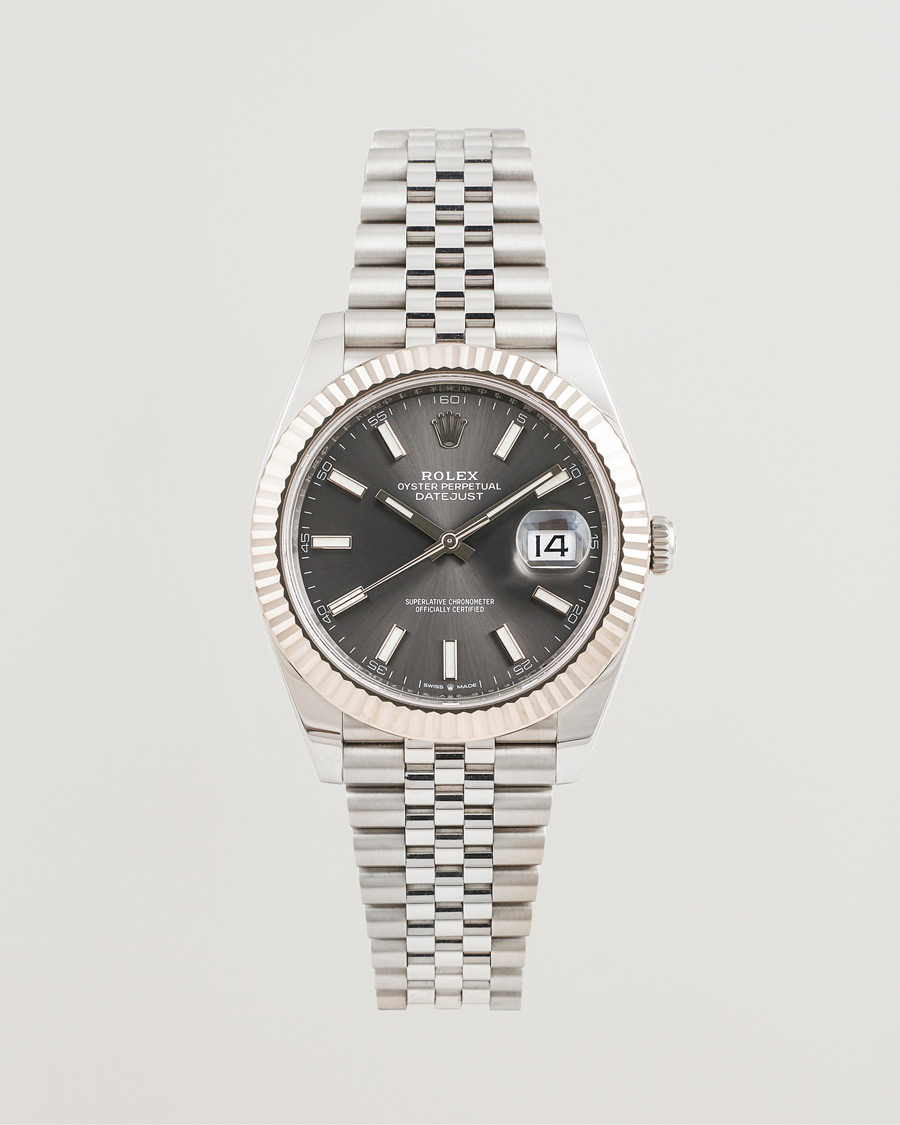 Mies | Rolex Pre-Owned Datejust 41 Rhodium | Rolex Pre-Owned | Datejust 41 Rhodium