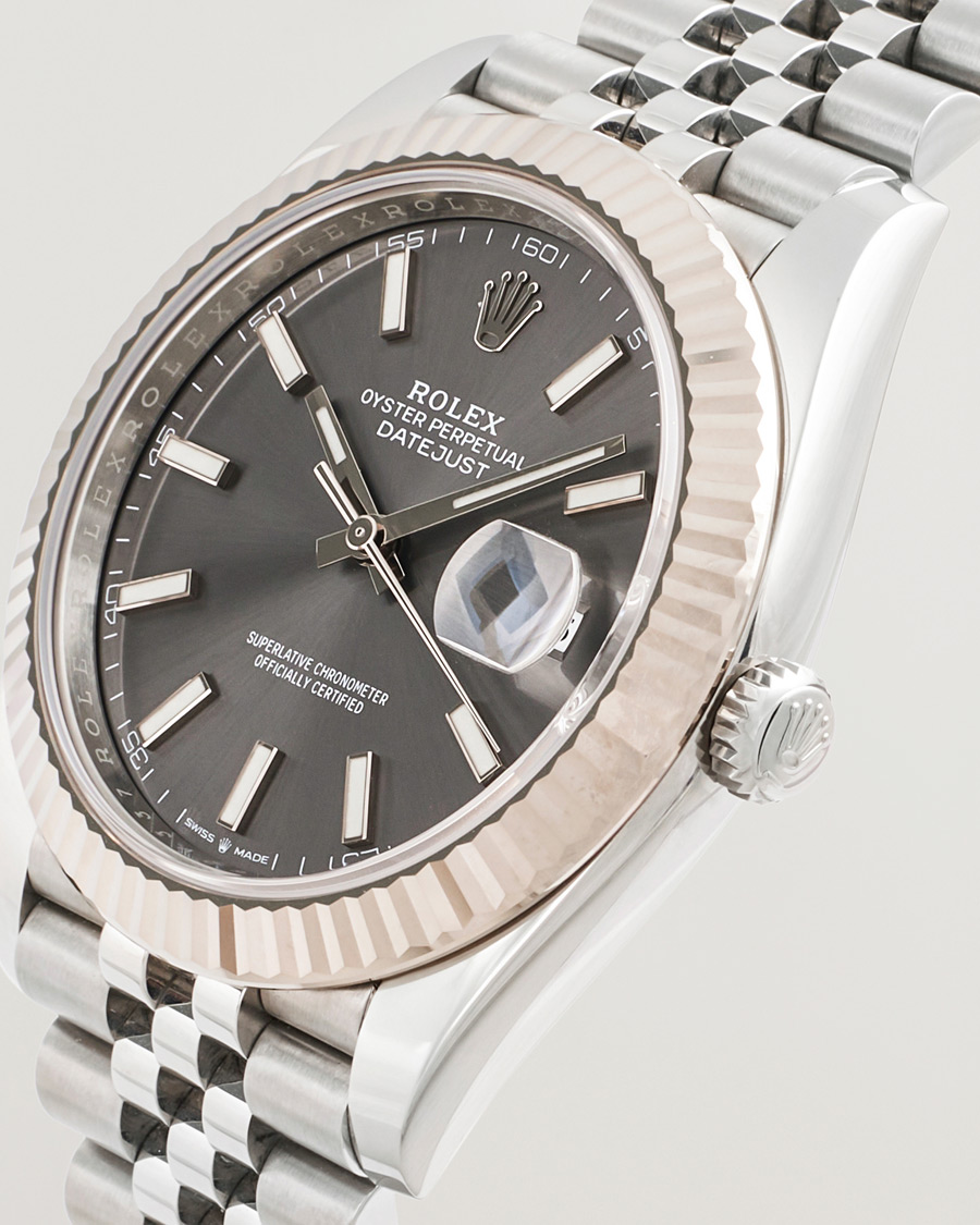 Mies | Rolex Pre-Owned Datejust 41 Rhodium | Rolex Pre-Owned | Datejust 41 Rhodium