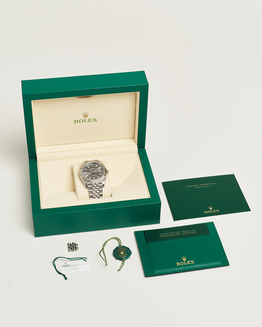 Mies | Rolex Pre-Owned Datejust 41 Rhodium | Rolex Pre-Owned | Datejust 41 Rhodium