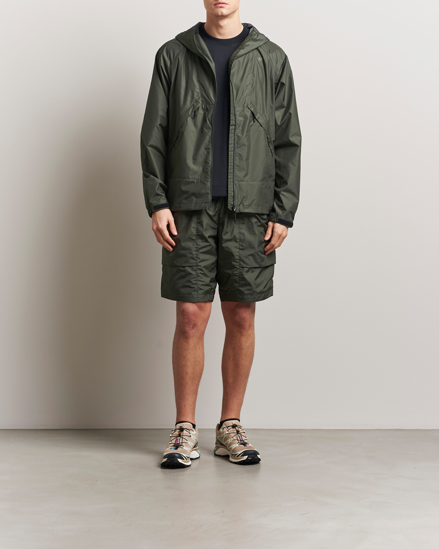 Mies | Takit | Goldwin | Rip-Stop Hooded Jacket Dark Olive