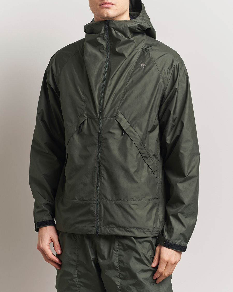 Mies | Takit | Goldwin | Rip-Stop Hooded Jacket Dark Olive