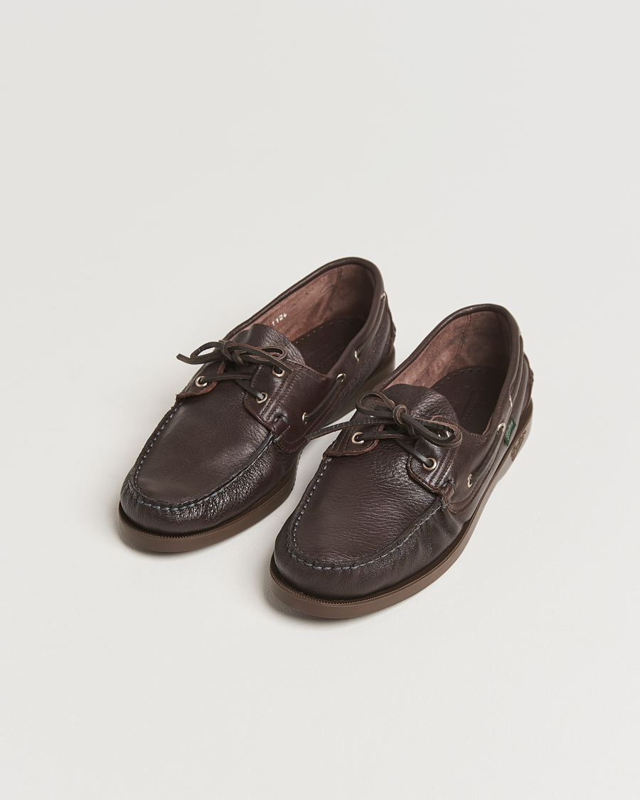 Mies | Purjehduskengät | Paraboot | Barth Boat Shoe Marron Deerskin