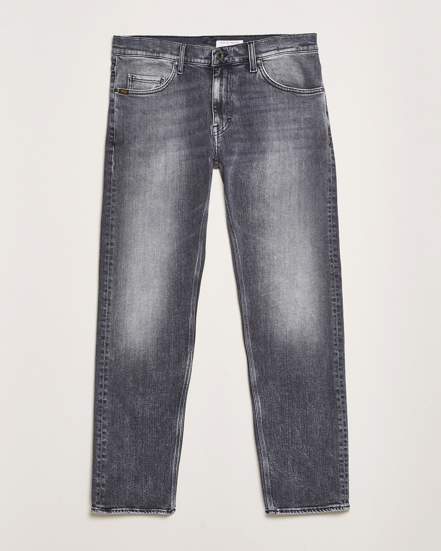 Mies | Farkut | Tiger of Sweden | Pistolero Stretch Cotton Jeans Washed Black