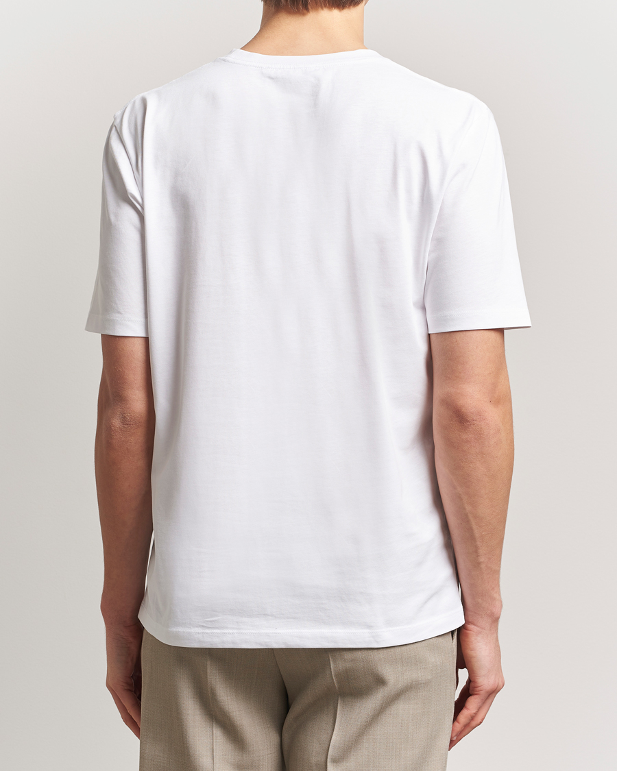 Mies | T-paidat | Tiger of Sweden | Pro Cotton Logo T-Shirt Pure White