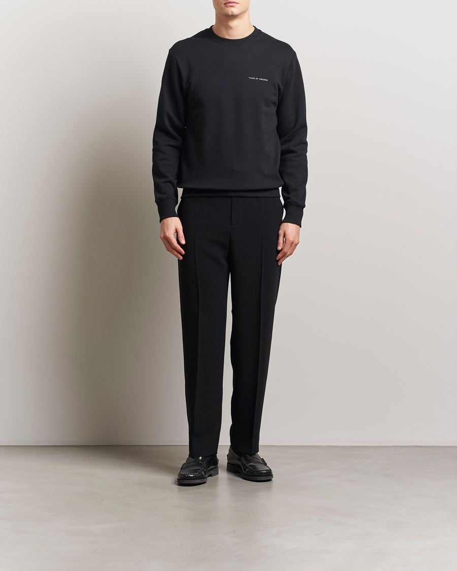 Mies | Puserot | Tiger of Sweden | Emerson Crew Neck Sweatshirt Black