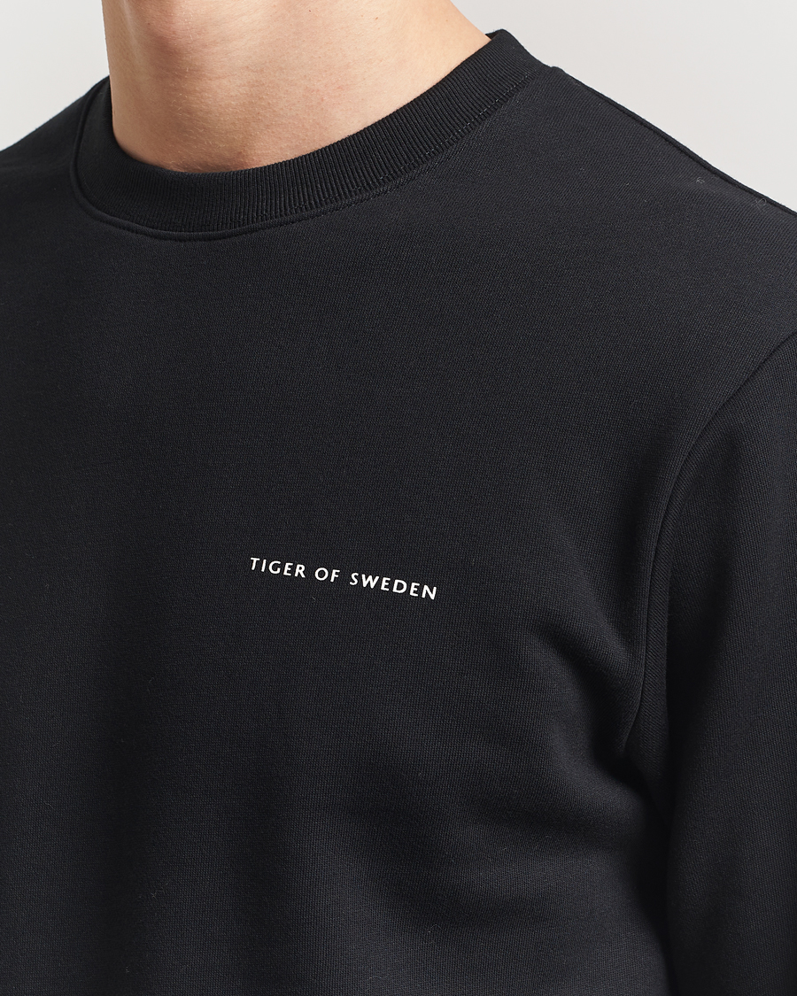 Mies | Puserot | Tiger of Sweden | Emerson Crew Neck Sweatshirt Black
