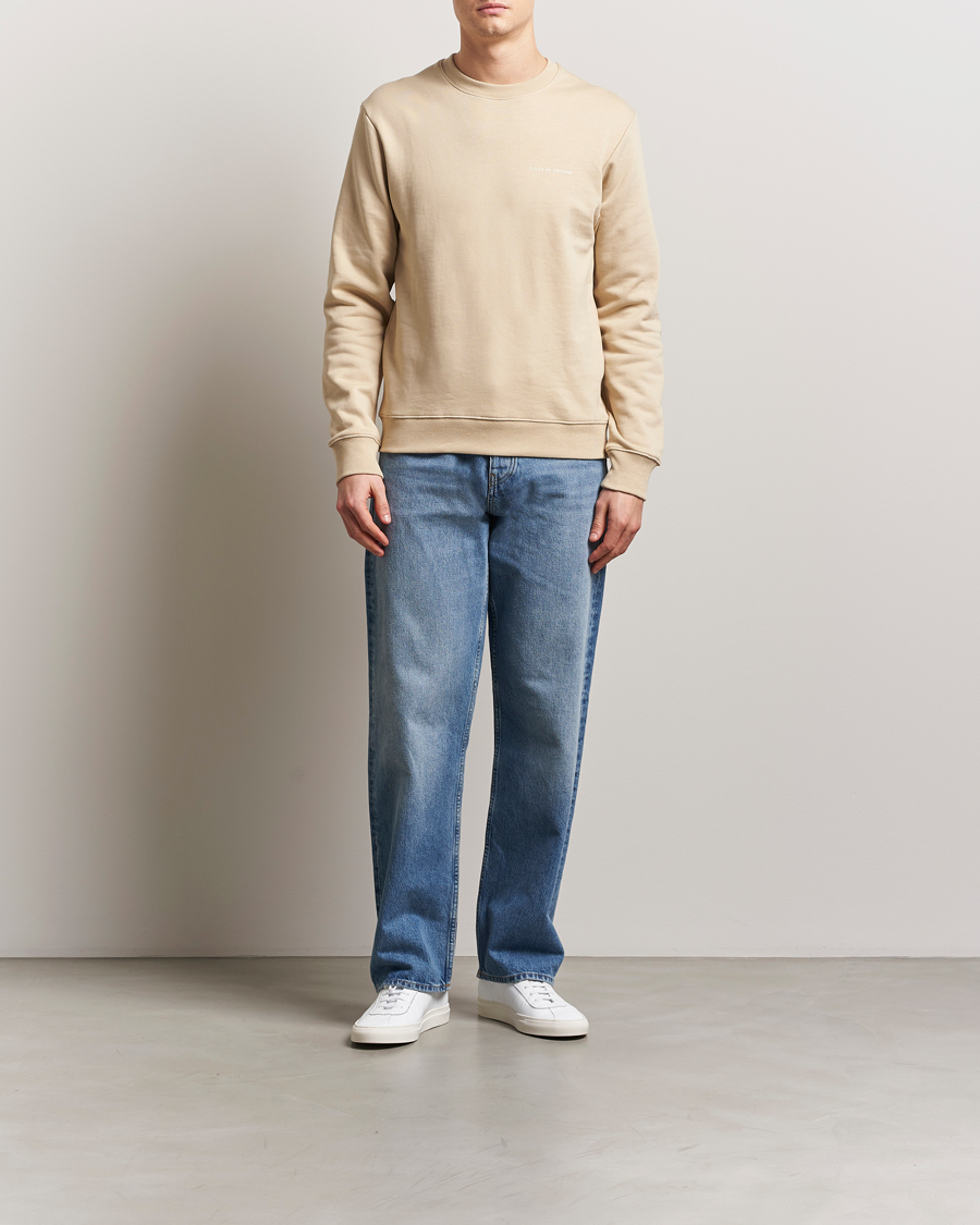 Mies | Puserot | Tiger of Sweden | Emerson Crew Neck Sweatshirt Practical Beige