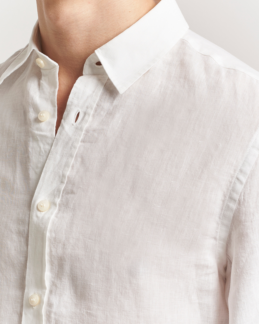 Mies | Kauluspaidat | Tiger of Sweden | Spenser Linen Shirt Off White