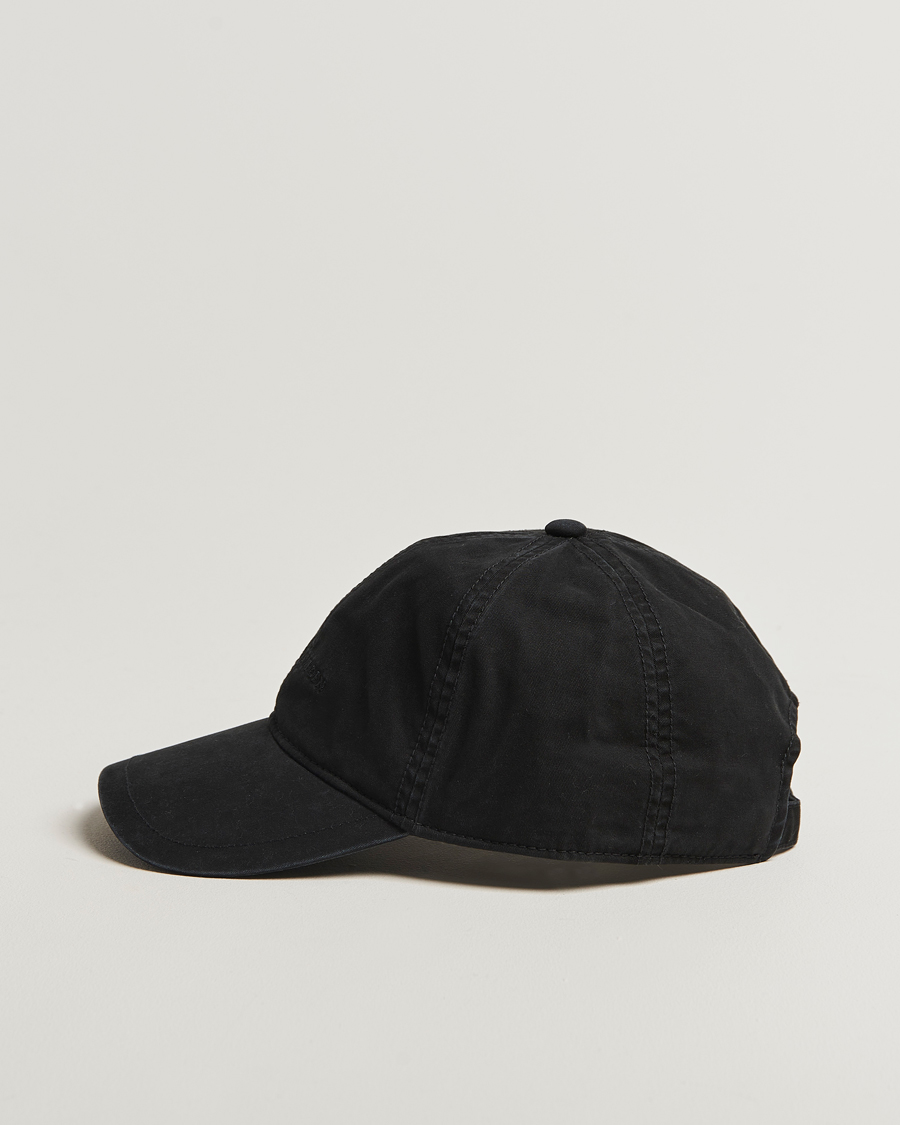 Mies | Tiger of Sweden Hent Washed Logo Cap Black | Tiger of Sweden | Hent Washed Logo Cap Black