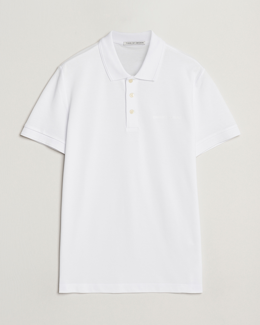 Mies | Pikeet | Tiger of Sweden | Darios Polo Pure White