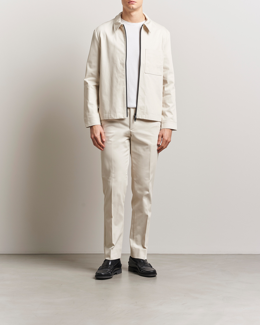 Mies | Kauluspaidat | J.Lindeberg | Julius Cotton Twill Overshirt Moonbeam