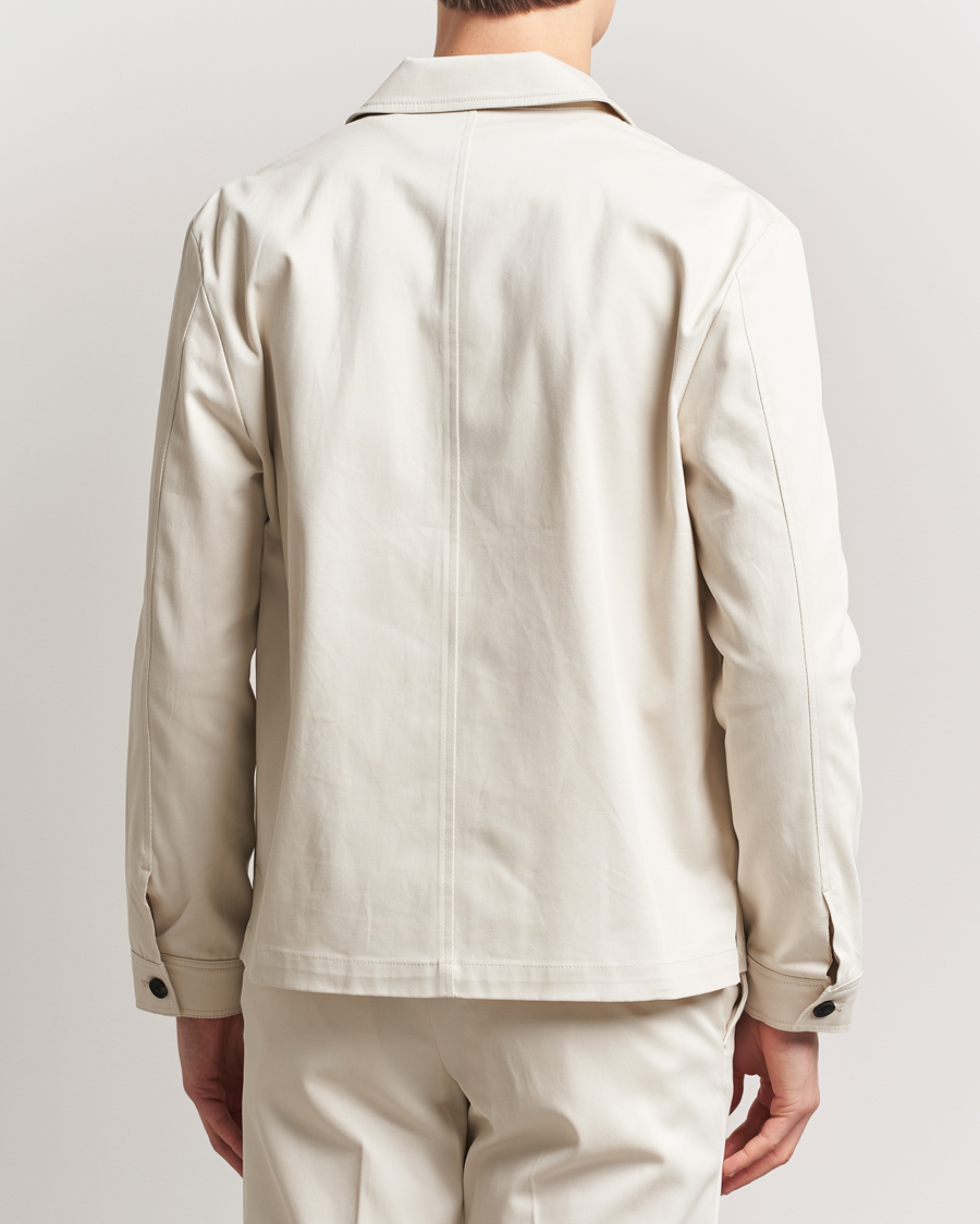 Mies | Kauluspaidat | J.Lindeberg | Julius Cotton Twill Overshirt Moonbeam