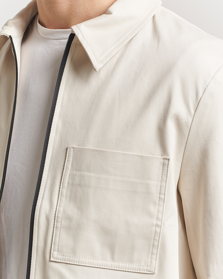 Mies | Kauluspaidat | J.Lindeberg | Julius Cotton Twill Overshirt Moonbeam