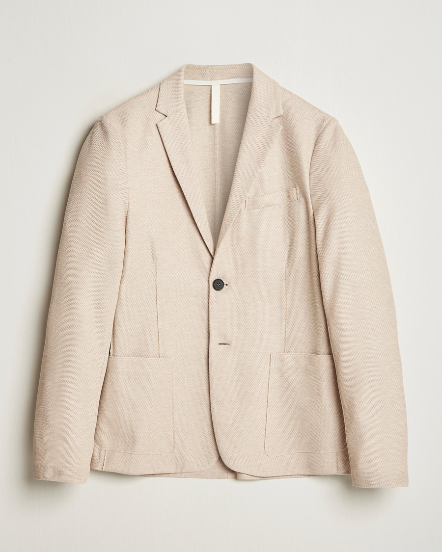 Mies | Pikkutakit | Harris Wharf London | Loro Piana Honey Comb Blazer Cream