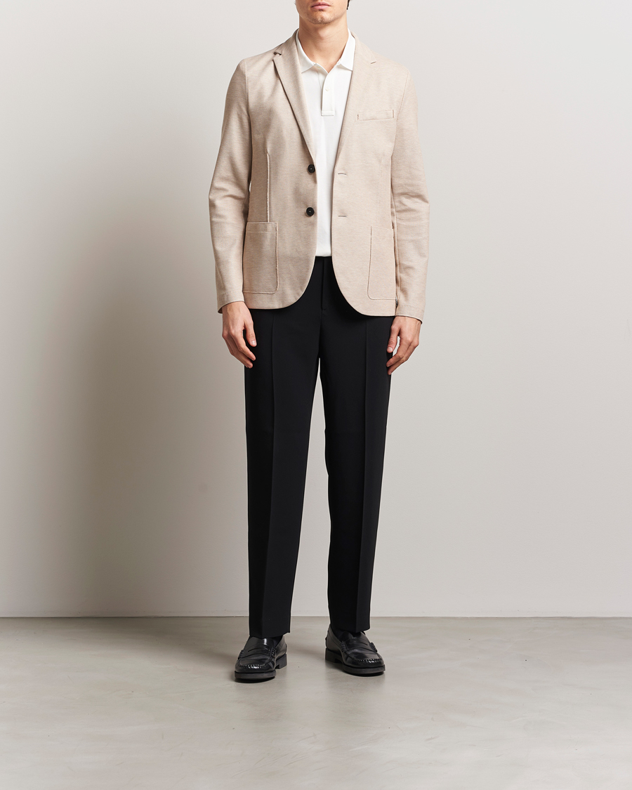 Mies | Pikkutakit | Harris Wharf London | Loro Piana Honey Comb Blazer Cream