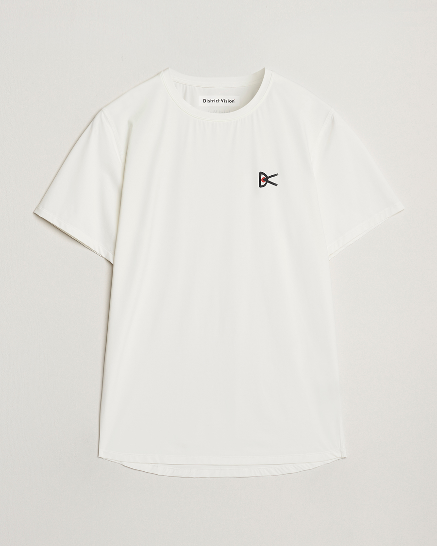 Mies | T-paidat | District Vision | Lightweight Short Sleeve T-Shirt Lunar White