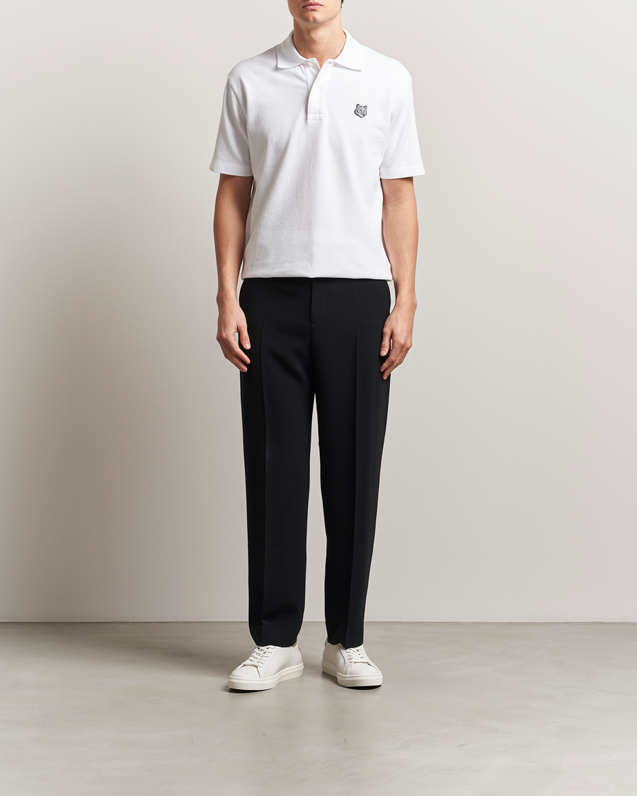 Mies | Pikeet | Maison Kitsuné | Tonal Fox Head Polo White