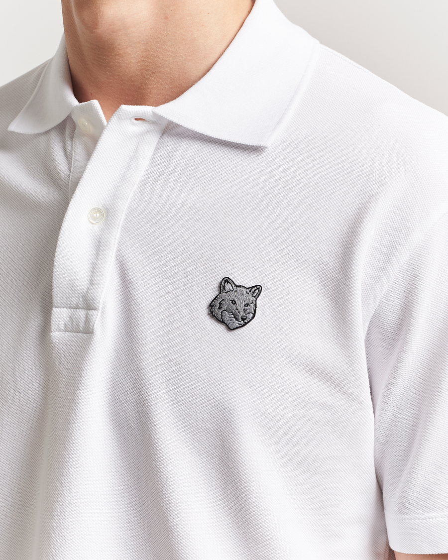 Mies | Pikeet | Maison Kitsuné | Tonal Fox Head Polo White