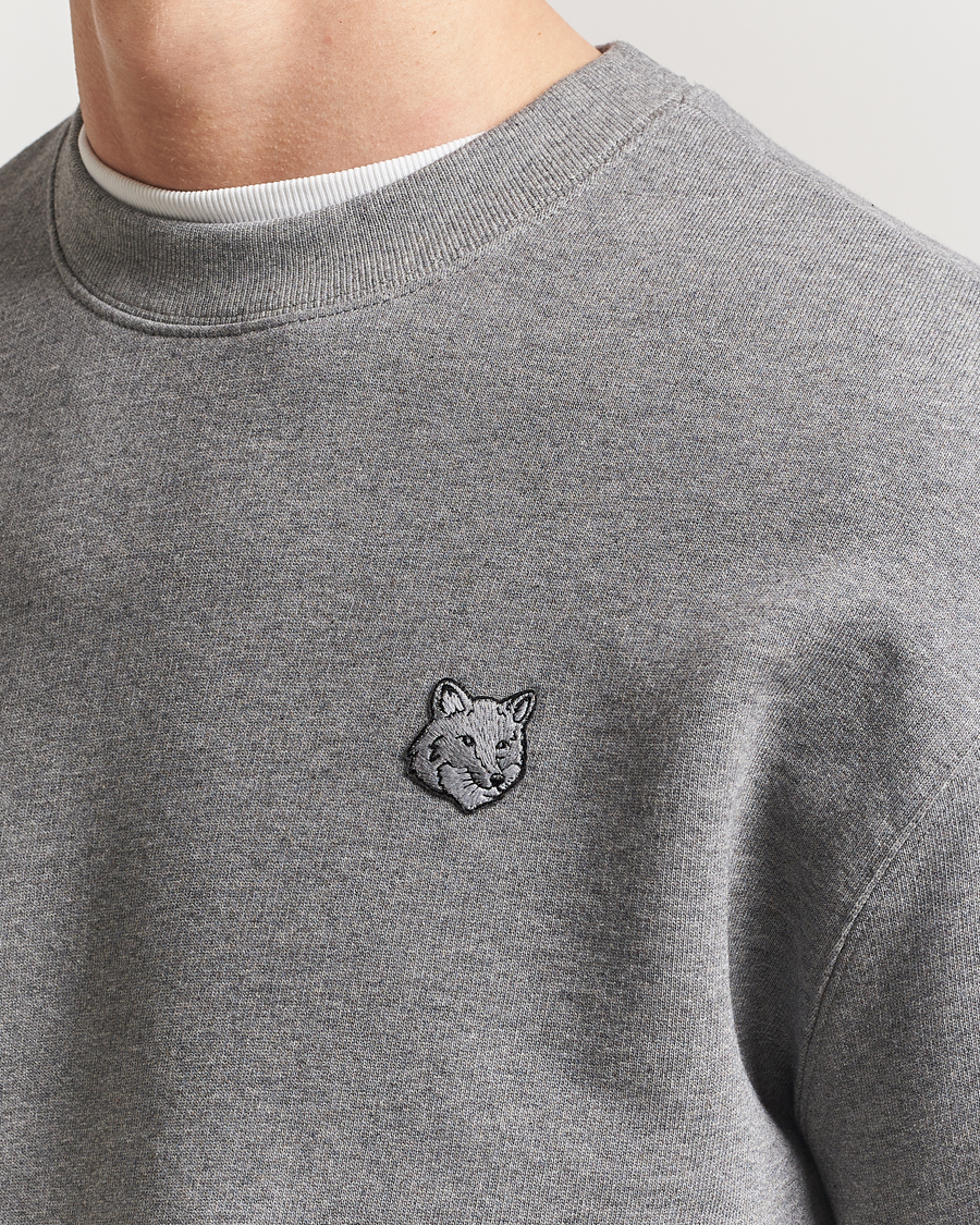 Mies | Puserot | Maison Kitsuné | Tonal Fox Head Sweatshirt Medium Grey Melange