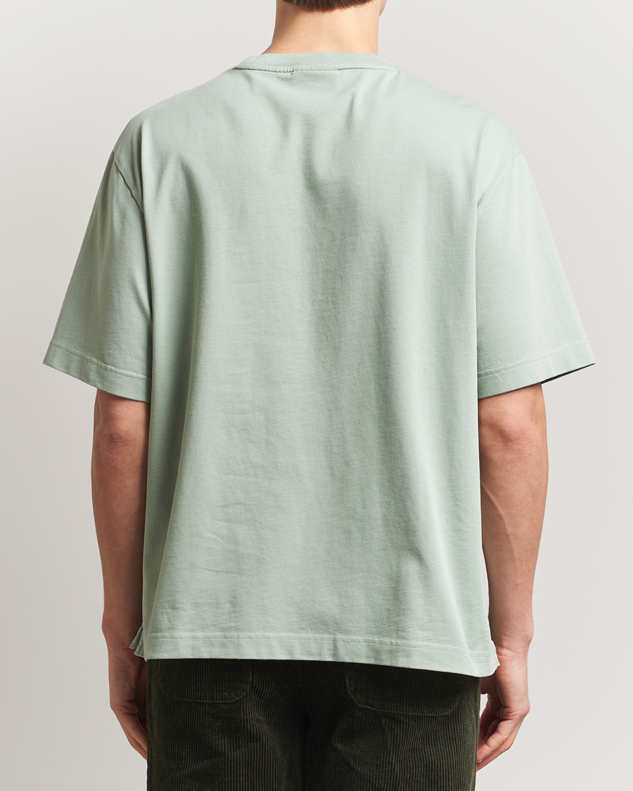 Mies | T-paidat | Maison Kitsuné | Handwriting Embroidery T-Shirt Vert De Gris