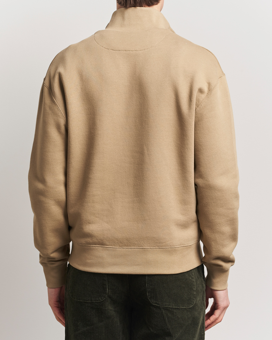 Mies | Puserot | Maison Kitsuné | Tonal Fox Head Half Zip Sweatshirt Cardamon