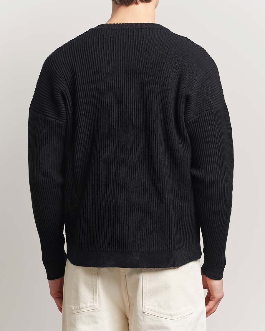 Mies | Puserot | Maison Kitsuné | Handwriting Rib Knitted Cardigan Black