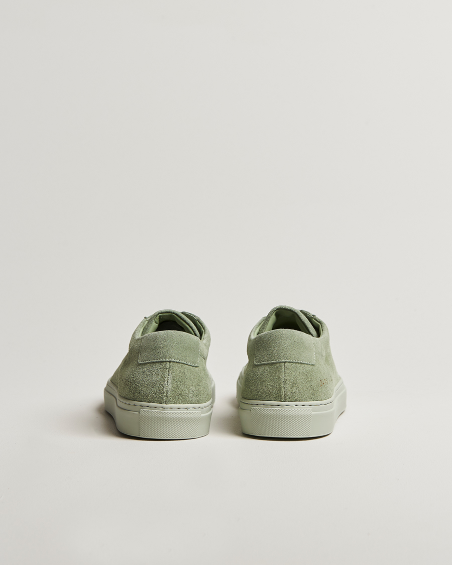 Mies | Common Projects Original Achilles Suede Sneaker Salvia Green | Common Projects | Original Achilles Suede Sneaker Salvia Green