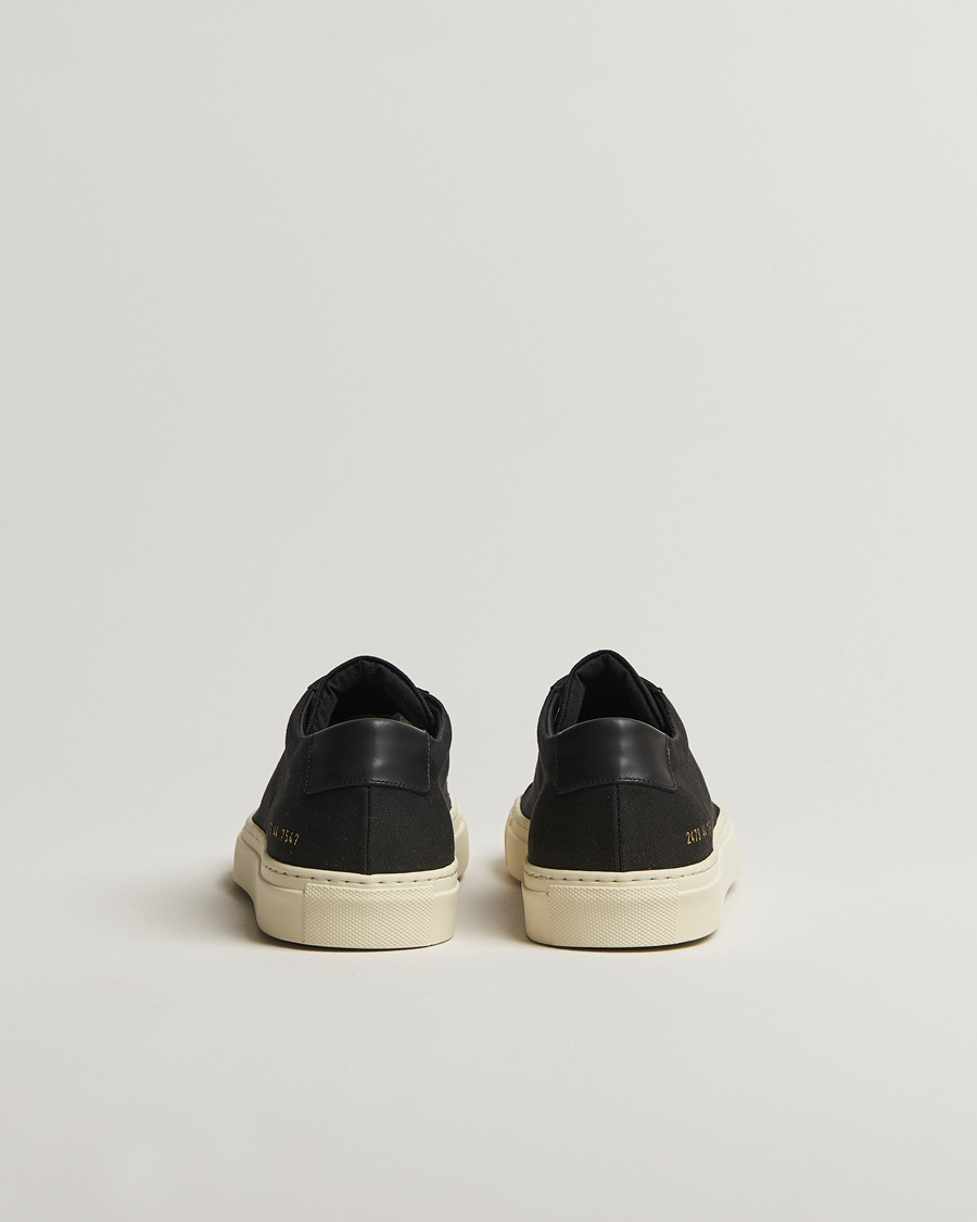 Mies | Common Projects Original Achilles Canvas Sneaker Black | Common Projects | Original Achilles Canvas Sneaker Black