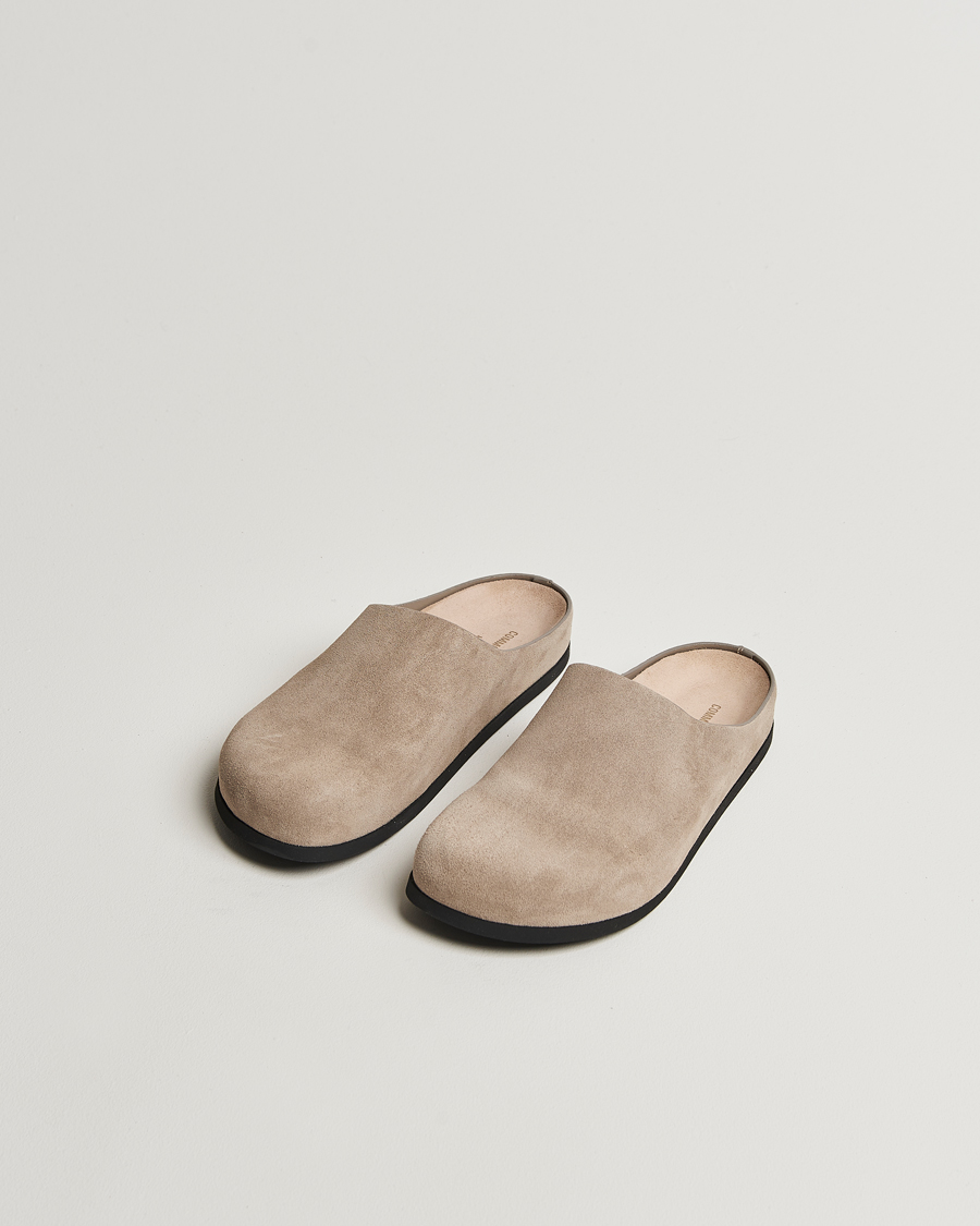 Mies | Common Projects Suede Clog Taupe | Common Projects | Suede Clog Taupe