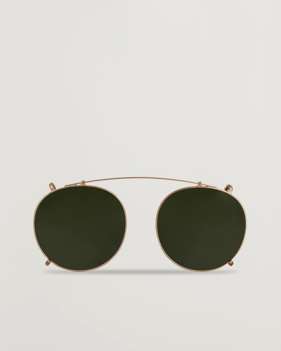 Mies | TBD Eyewear Clip-ons Gold/Bottle Green | TBD Eyewear | Clip-ons Gold/Bottle Green