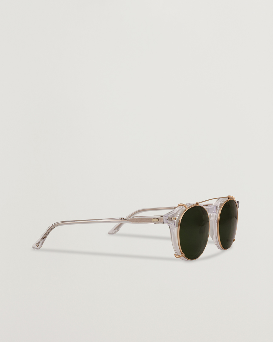 Mies | TBD Eyewear Clip-ons Gold/Bottle Green | TBD Eyewear | Clip-ons Gold/Bottle Green