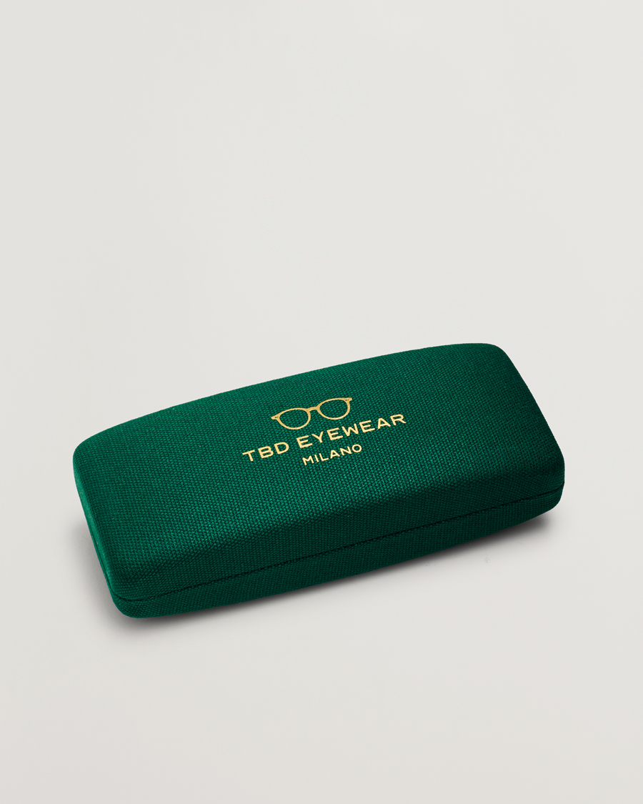 Mies | TBD Eyewear Clip-ons Gold/Bottle Green | TBD Eyewear | Clip-ons Gold/Bottle Green