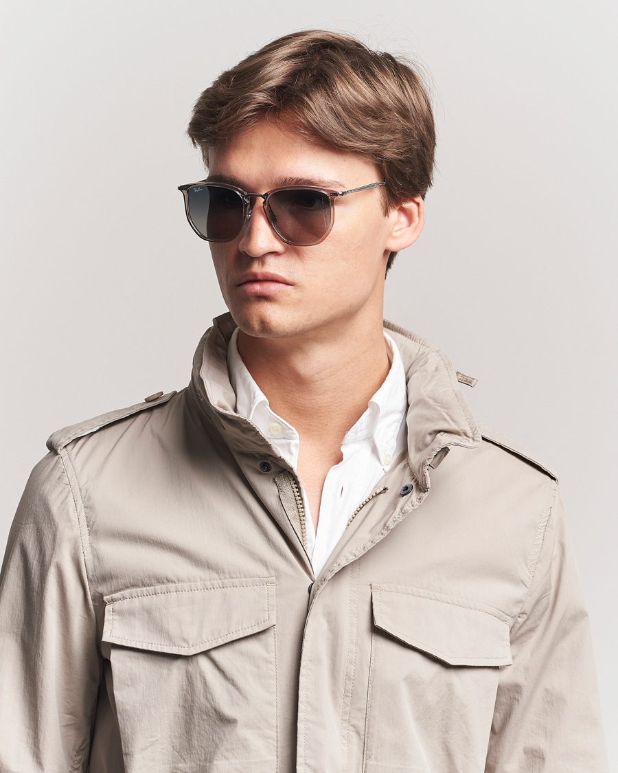 Mies | Aurinkolasit | Ray-Ban | 0RB4451 Sunglasses Transparent Grey